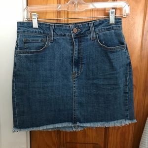 Denim Mini Skirt